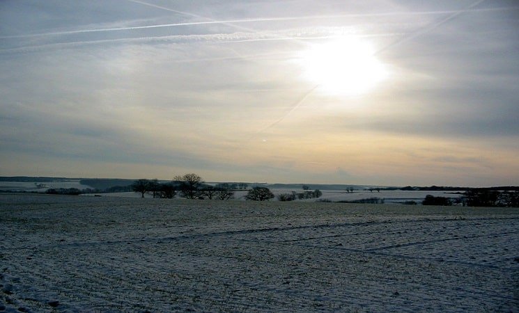 Winter landschap