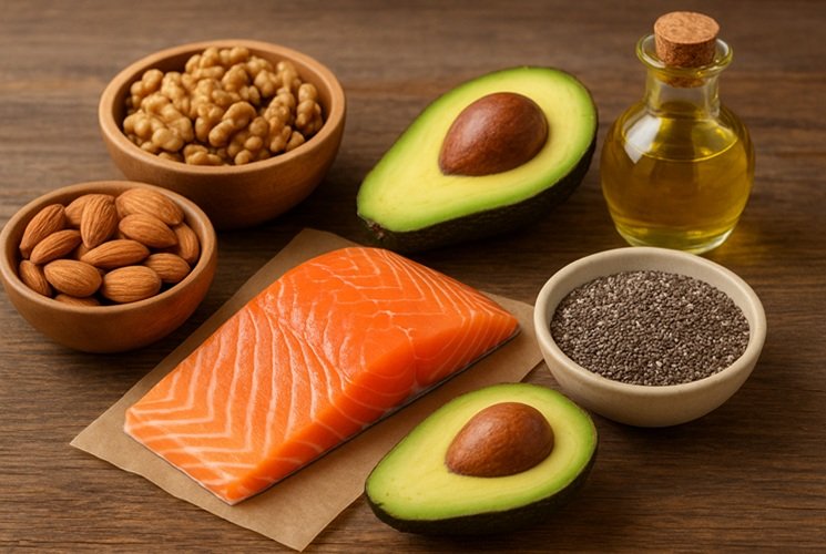 Voedsel met veel onverzadigde vetten