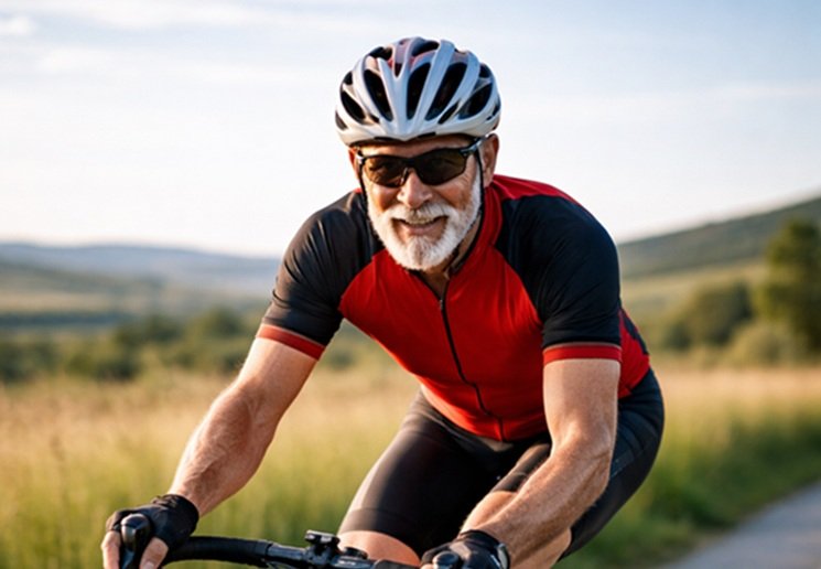Oudere fietser